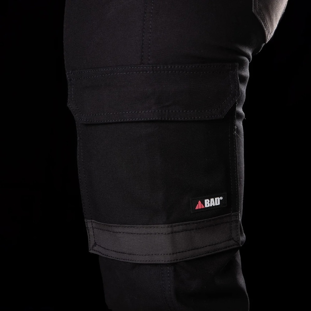 BAD Workwear Black BAD925 Women’s Workpants - Picture 3 of 10